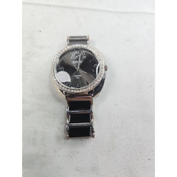 August Steiner Women\'s AS8066BK Swiss Quartz Diamond &Crystal Ceramic Watch $395 main image 7